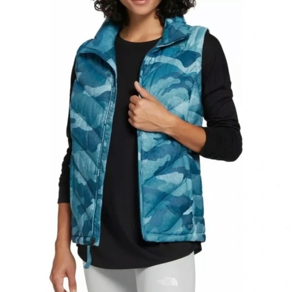 The North Face Women's Alpz 2.0 Blue Mallard Down Puffer Vest